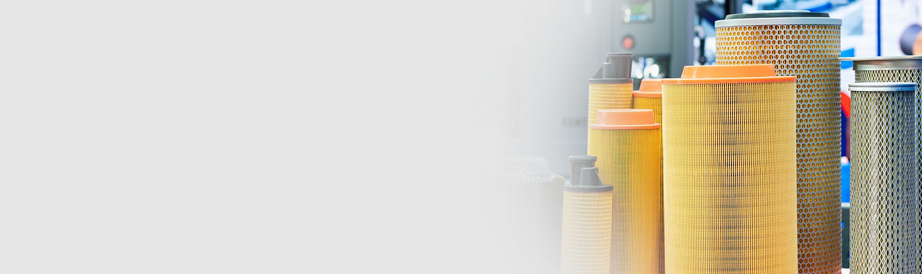Various size and type air filter paper and metal filter and oil filter